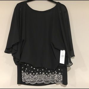 Black dress blouse